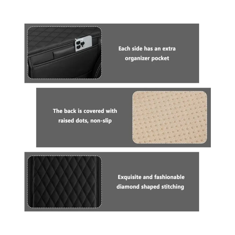 Center Console Armrest Cushion with Storage Pouch - Image 5