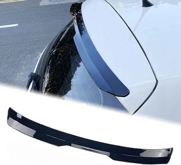 Polo 6 Maxton Style Gloss Black Roof Spoiler Extension