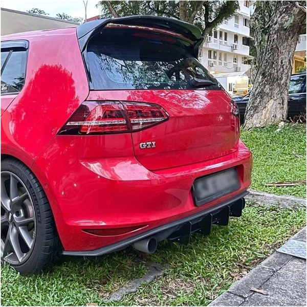 Golf 7.5 Gti Maxton Style Rear Diffuser