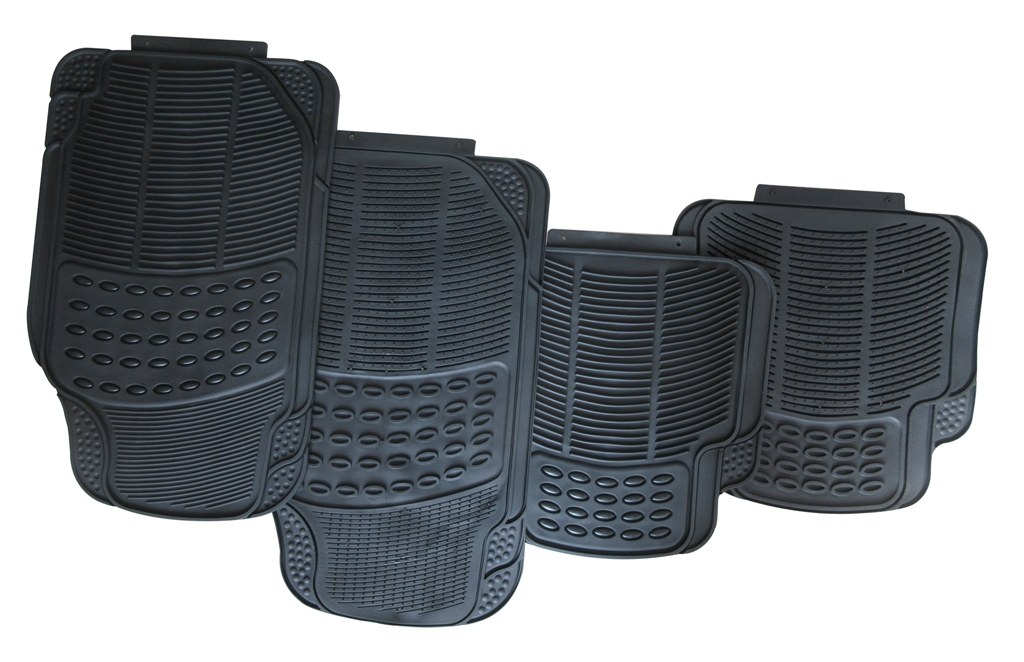 Rubber Car Mat Set Black