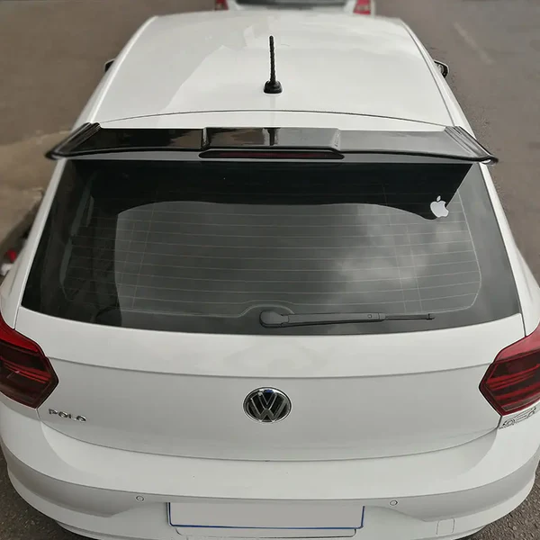 Polo 8 Aw Osir Style Gloss Black Roof Spoiler - Image 2