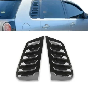 Polo 9n/vivo Gloss Black Rear Window Louvers