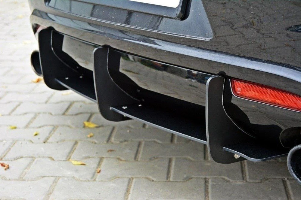 Scirocco R Rear Diffuser & Rear Side Splitters - Image 3