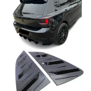 Polo 8 Aw Gloss Black Plastic Side Window Louver